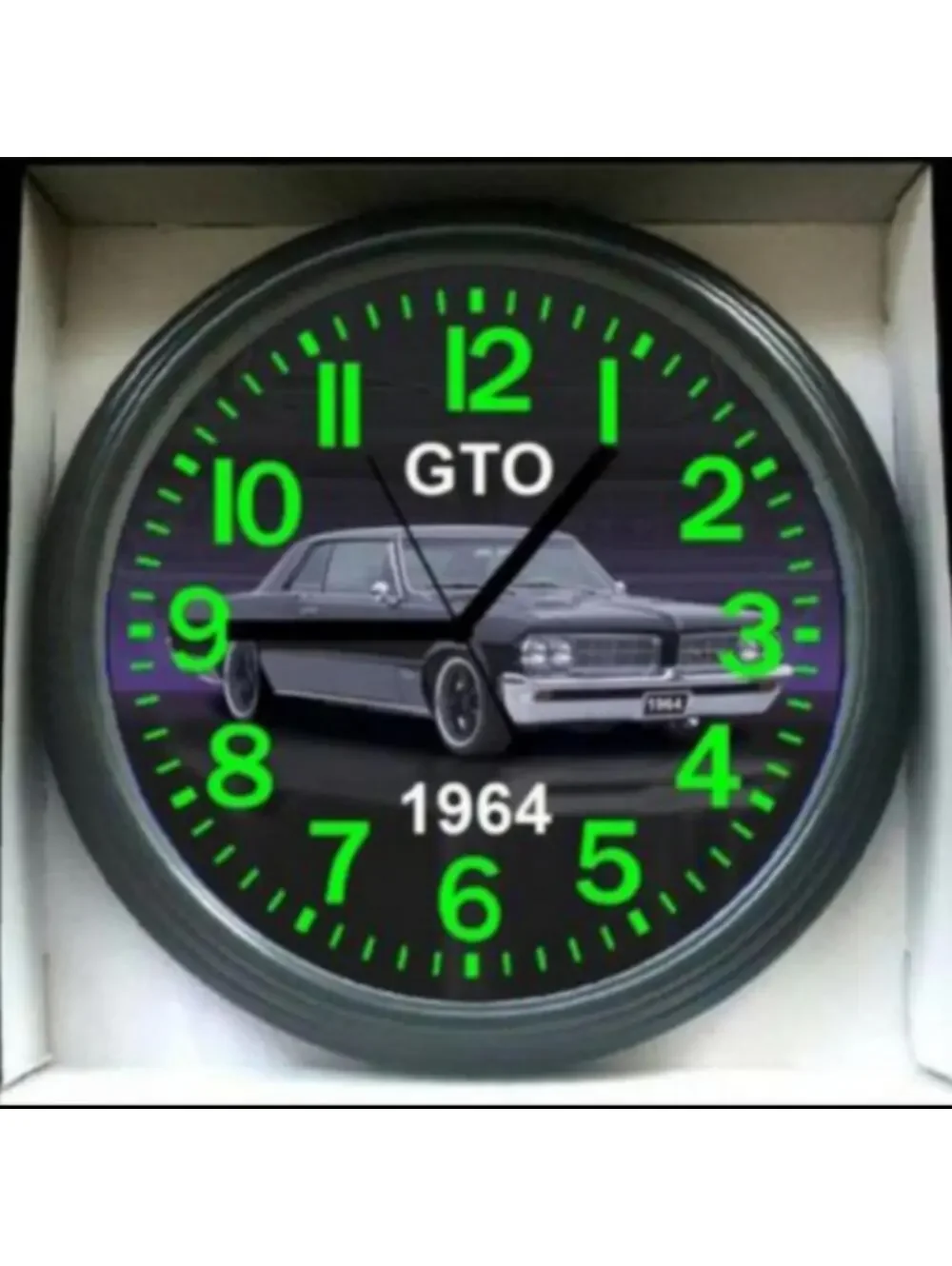 1964 GTO Glow In The Dark Wall Clock New!